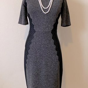 Gorgeous Versatile slimming dress. Knee length. NOTE: PEARLS ARE NOT INCLUDED